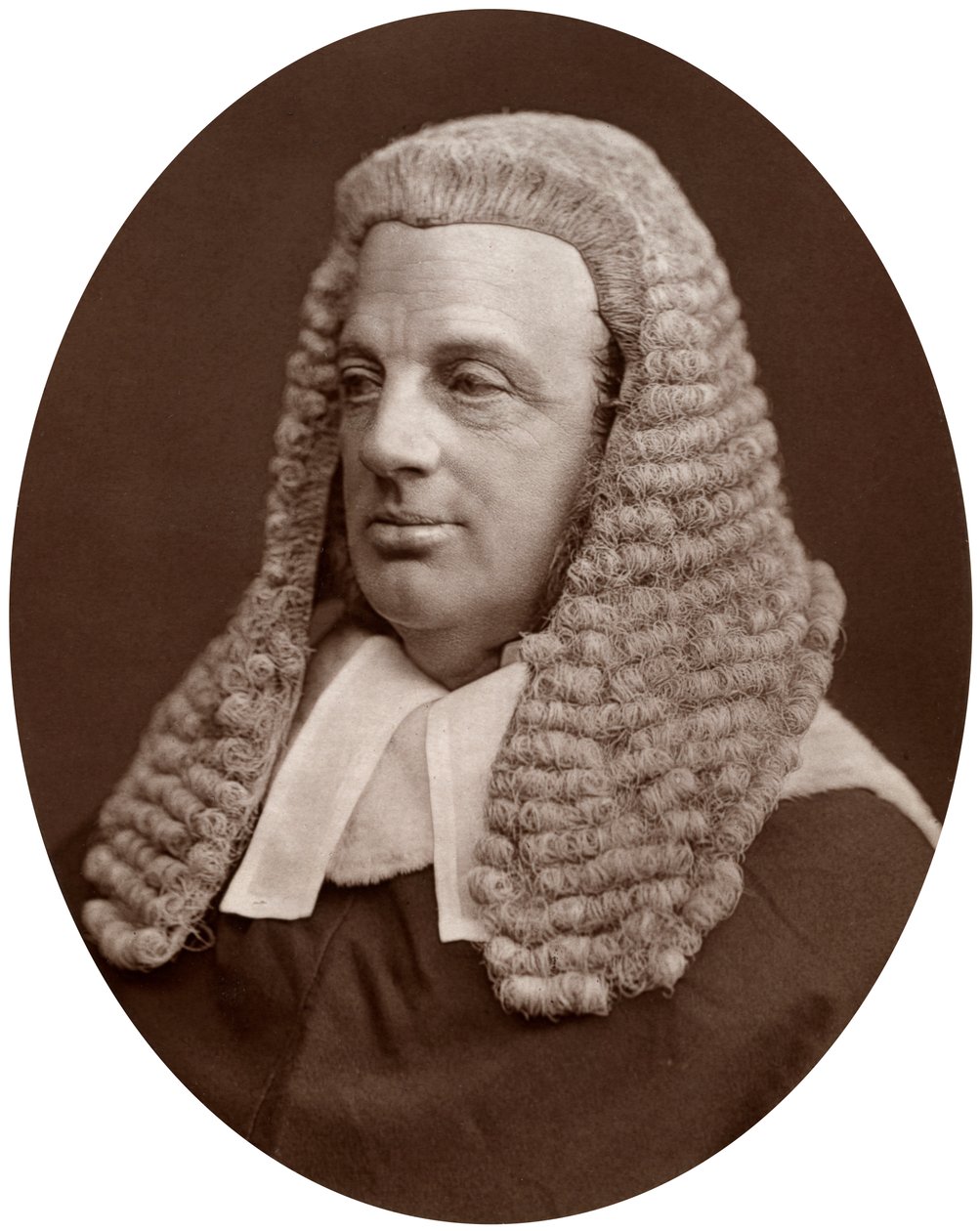 Høyre ære Sir William Baliol Brett, dommer ved lagmannsretten, 1877. av Lock and Whitfield