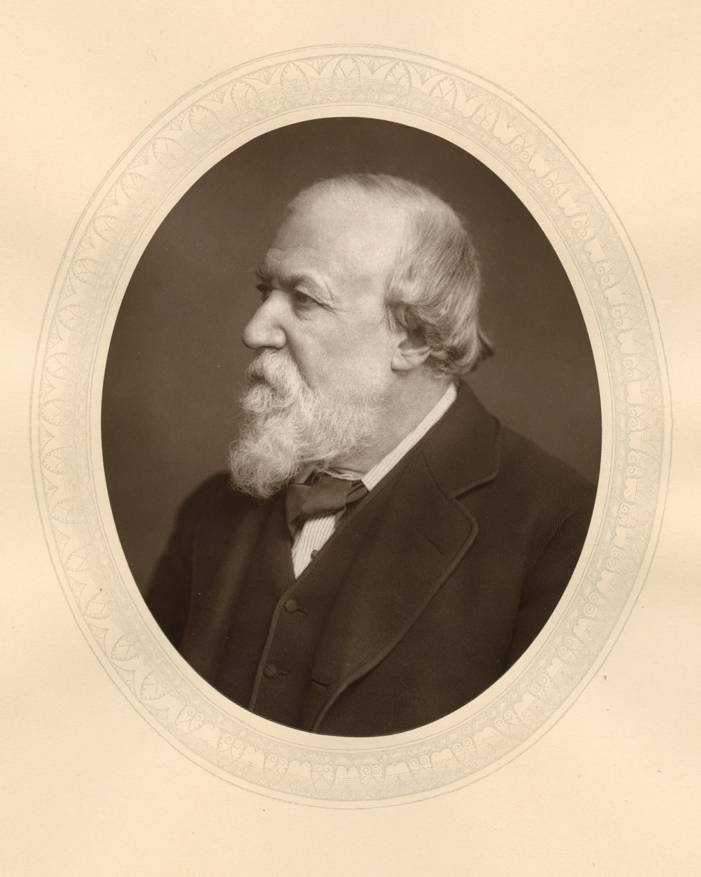 Robert Browning , engelsk poet og dramatiker, c1880 av Lock and Whitfield