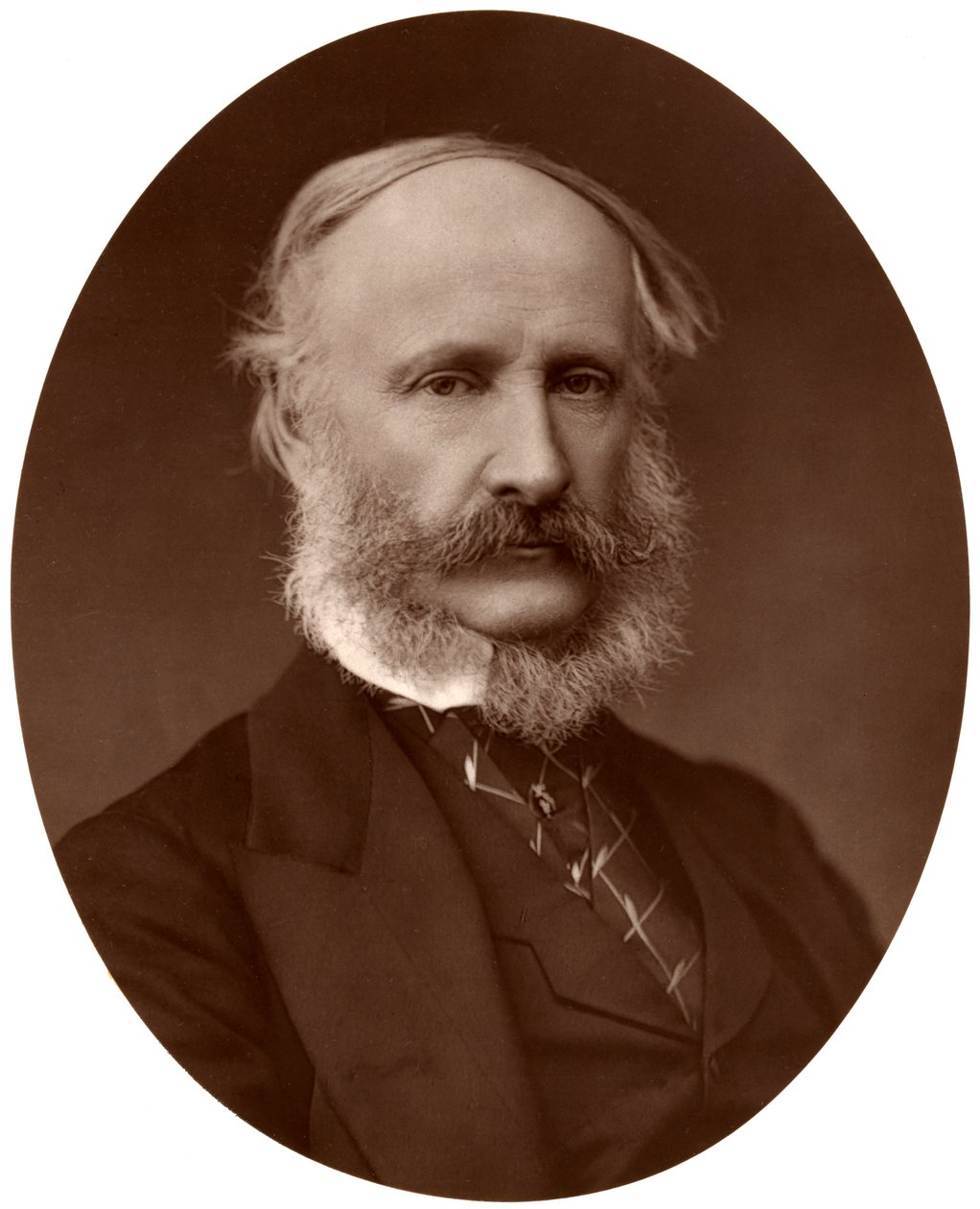 Sir James Macnaghten Hogg, Bart, MP, KCB, styreleder for Metropolitan Board of Works, 1876. av Lock and Whitfield
