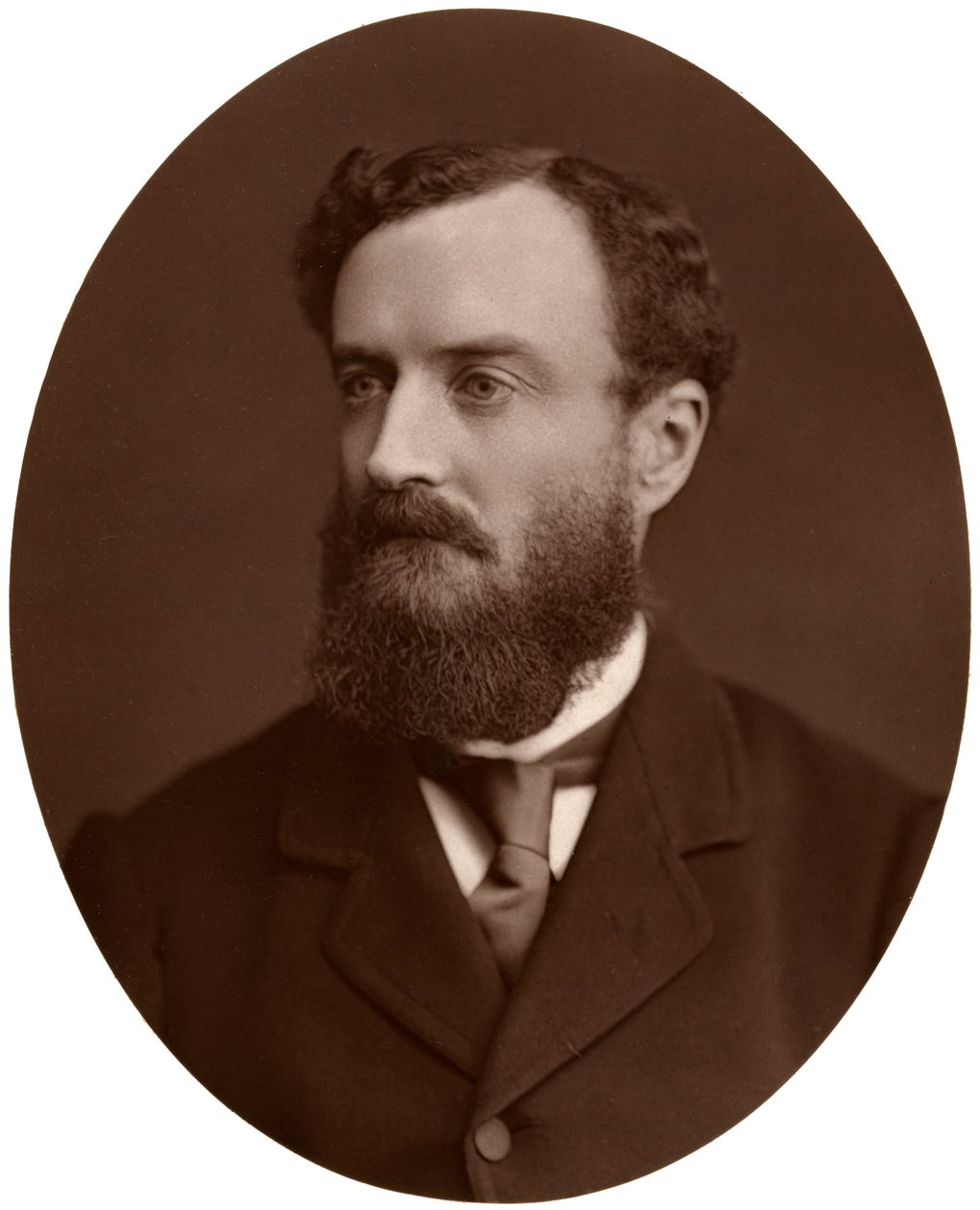 Sir Michael Hicks-Beach, Bart, MP, sjefsekretær for Irland, 1876. av Lock and Whitfield
