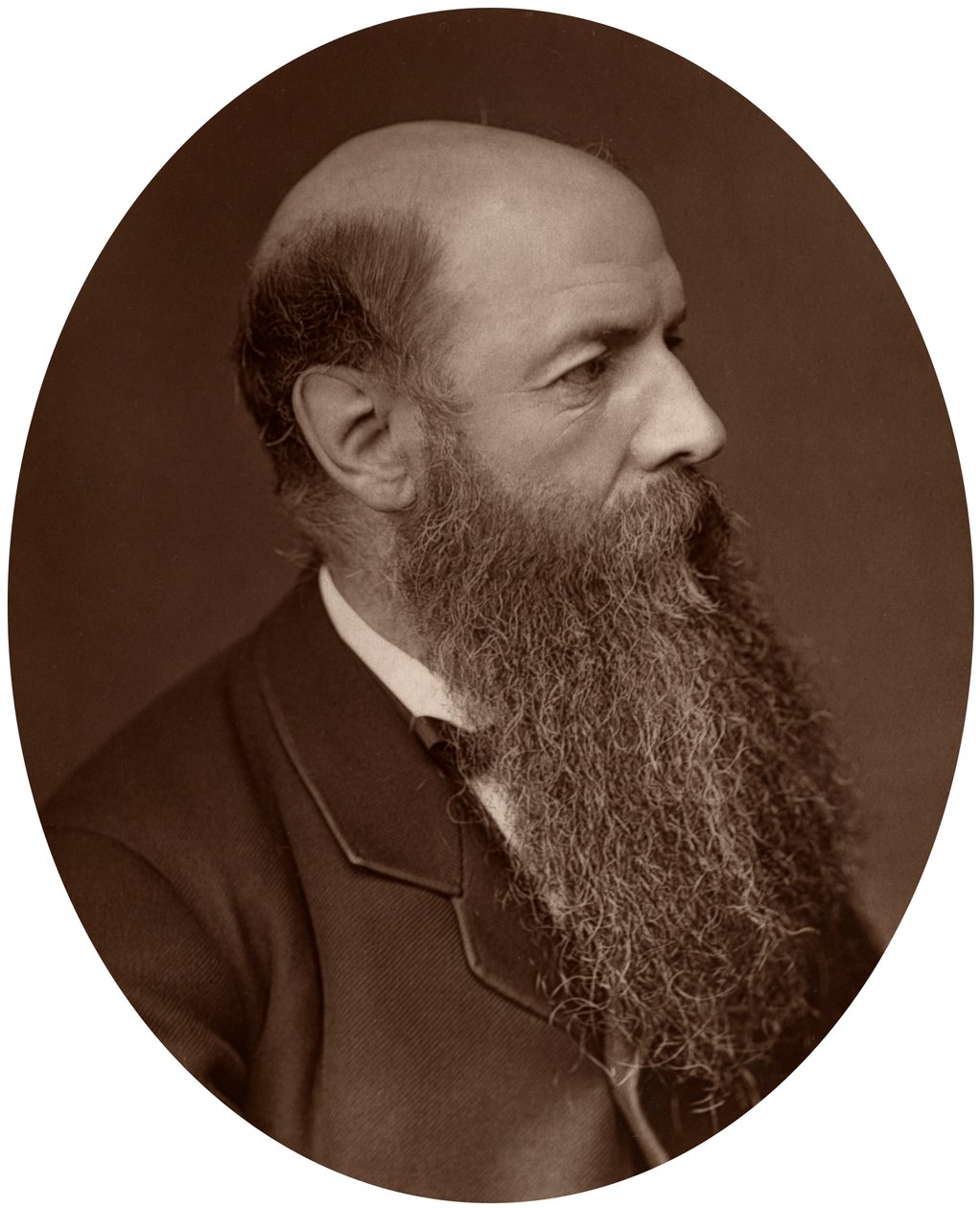 Sir Wilfrid Lawson , politiker, MP for Carlisle, 1882. av Lock and Whitfield