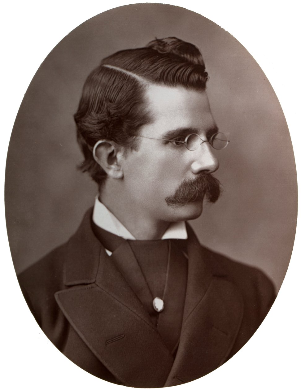 William Black , britisk forfatter, 1877. av Lock and Whitfield