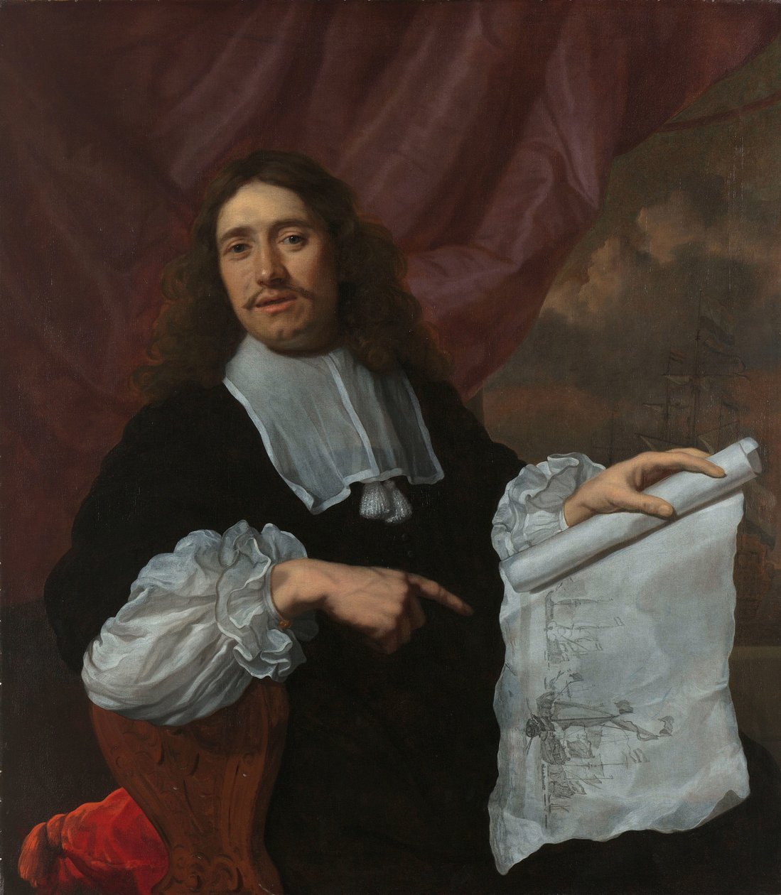 Willem van de Velde II (1633-1707), maler av Lodewijk van der Helst