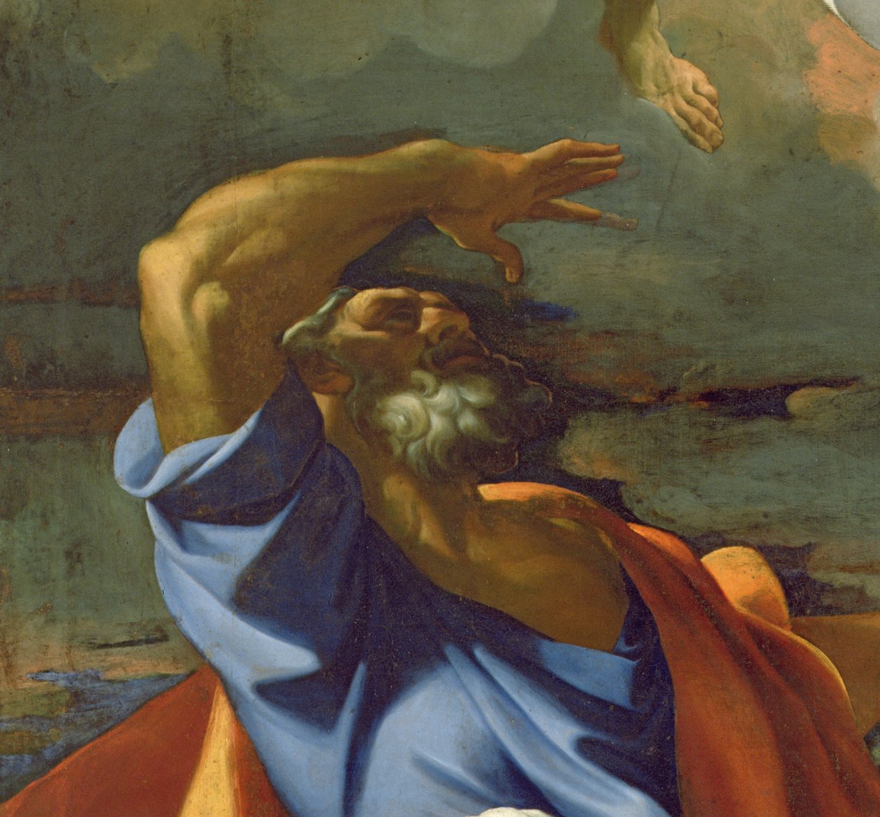 The Transfiguration, 1594-95 (detalj av 169046) av Lodovico Carracci