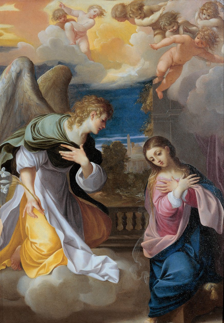 Bebudelsen, 1603-1604 av Lodovico Carracci