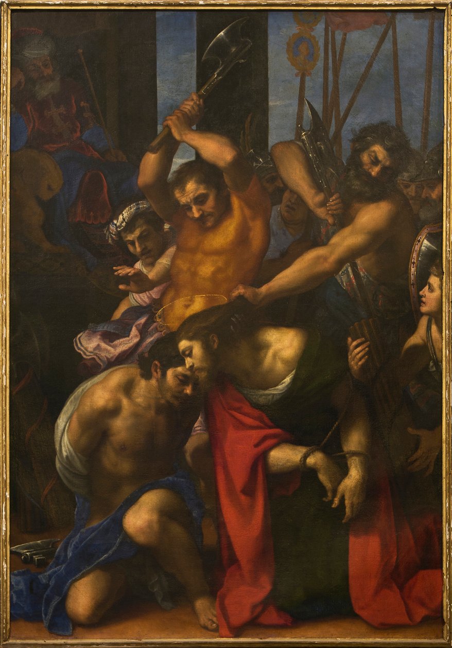 Martyrium av Saint James and Josiah, 1605. av Lodovico Cigoli