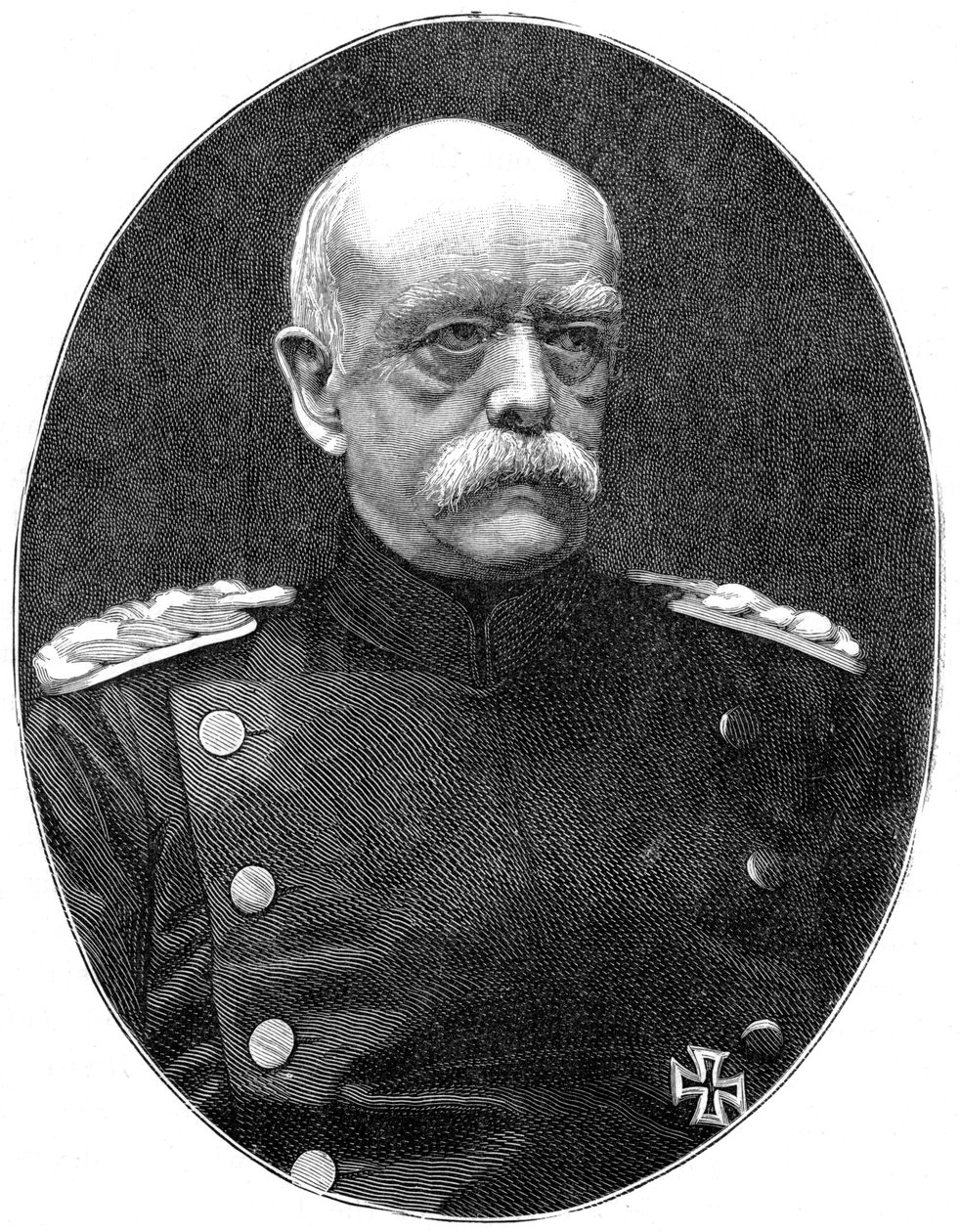 Otto von Bismarck, tysk statsmann fra 1800-tallet, 1900. av Adolf Charlemagne