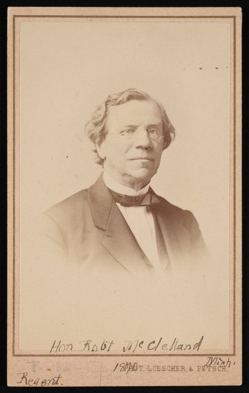 Portrett av Robert McClelland 1807-1880, 1870. av Adolf Charlemagne