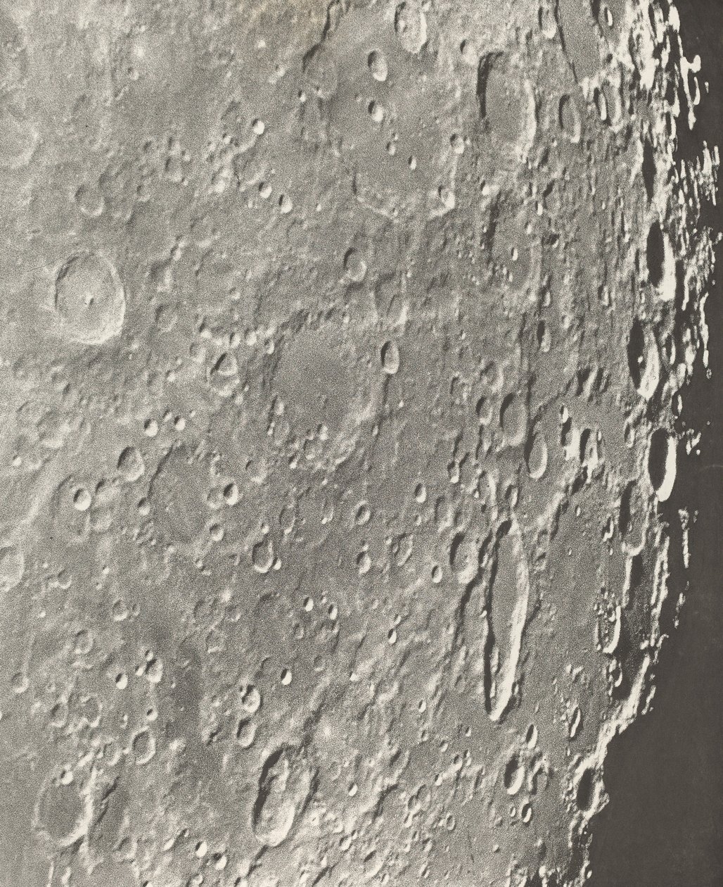 Lunar Photography Blancanus - Tycho - Schiller av Loewy et Puiseux