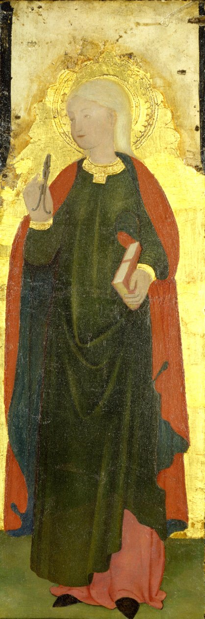 Saint Apollonia av Lombard Master