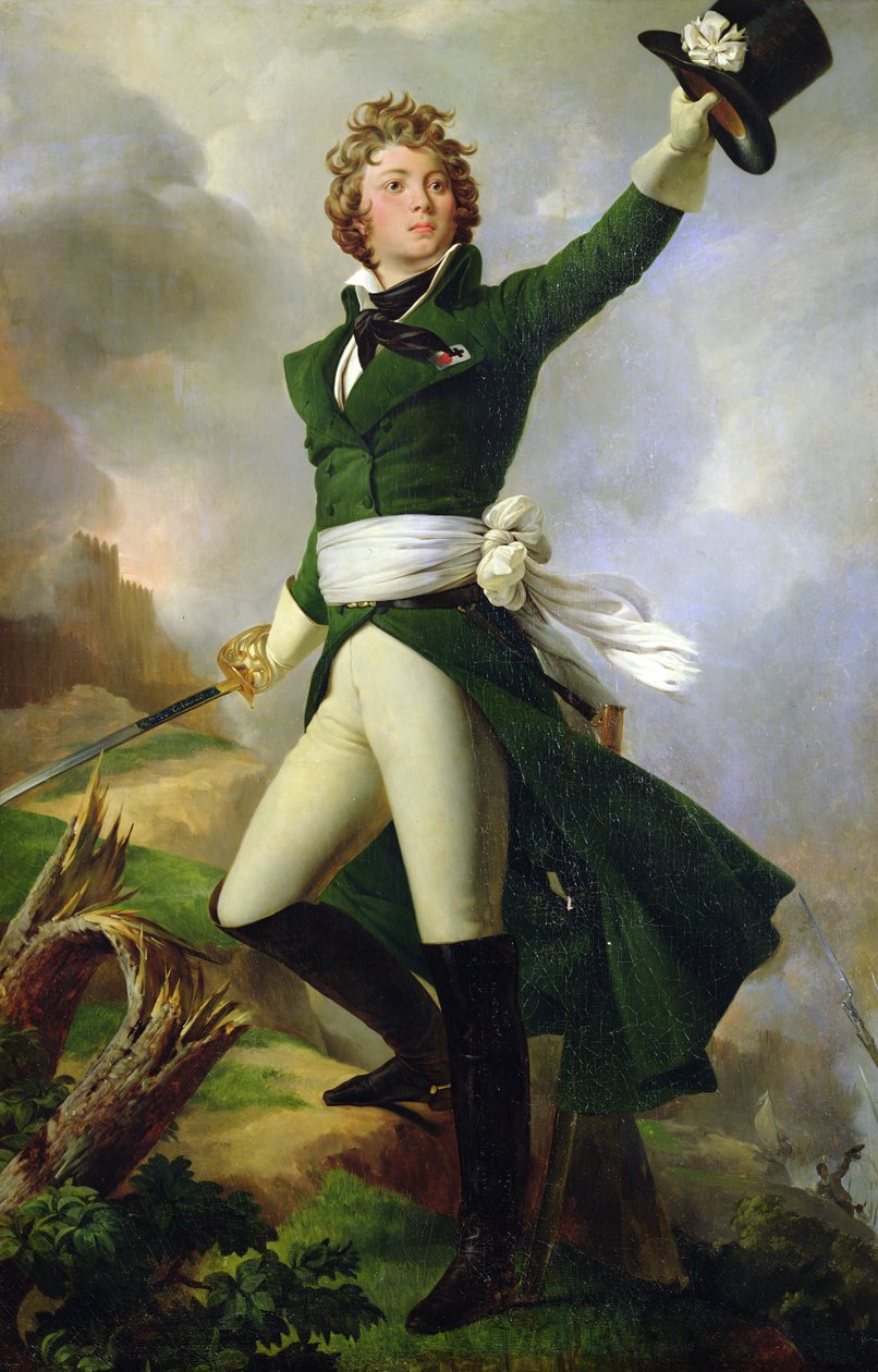 Antoine Philippe de la Tremoille, prins av Talmont, 1826 av Léon Cogniet