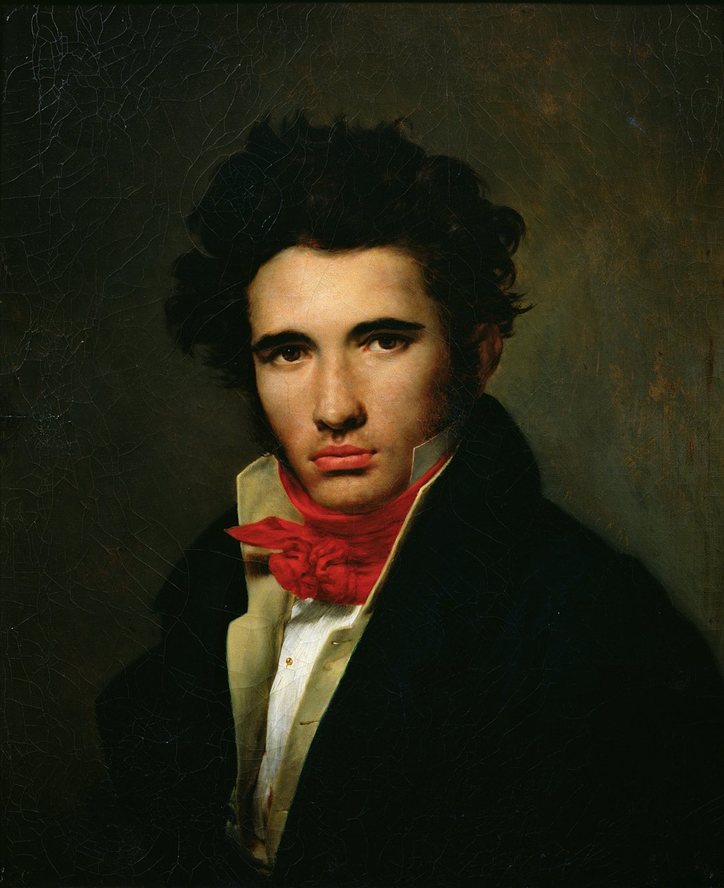 Selvportrett, ca. 1818 av Léon Cogniet