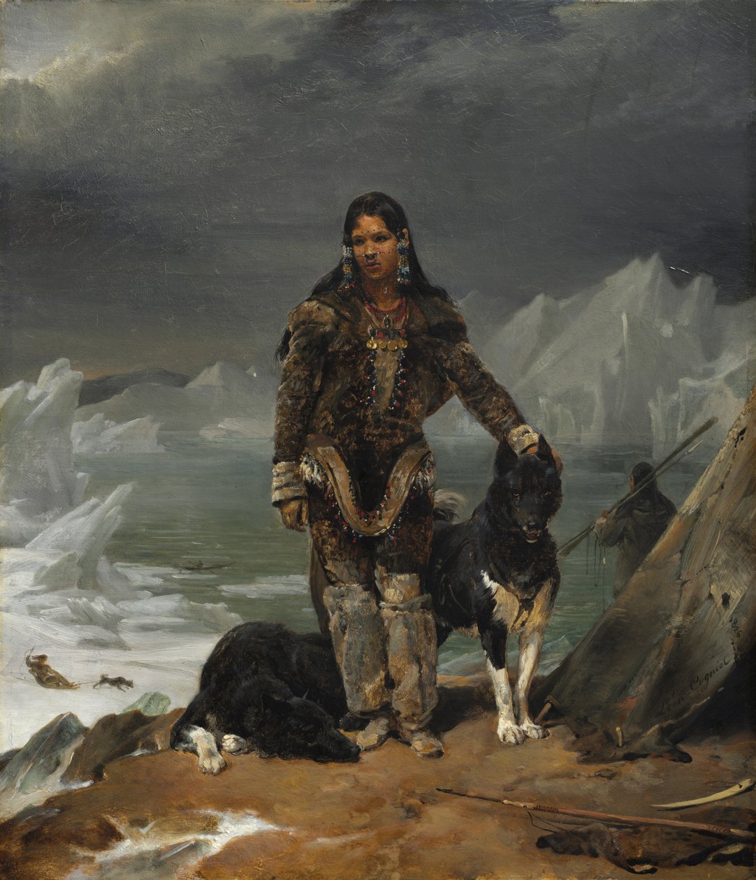 En kvinne fra Eskimoenes land av Léon Cogniet