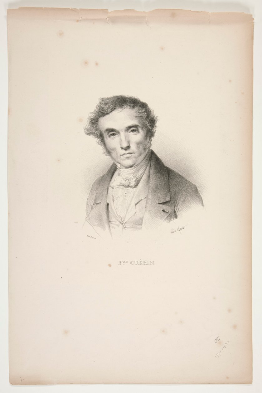 Portrett av Pierre-Narcisse Gu?rin av Léon Cogniet