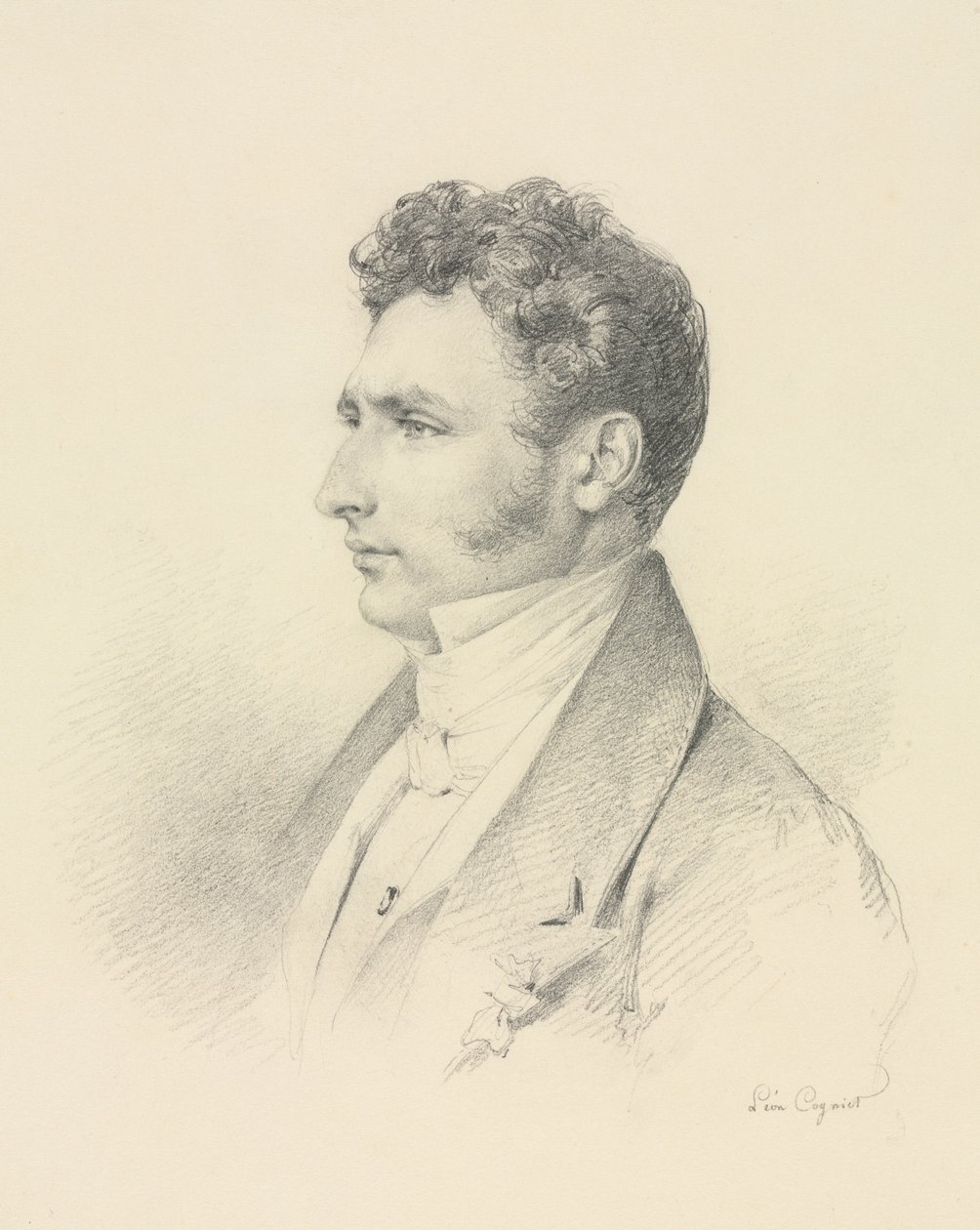 Portrett av en gentleman av Léon Cogniet