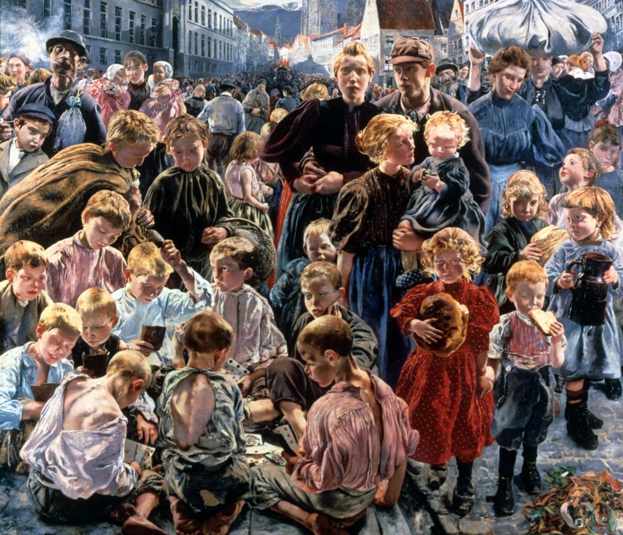 Arbeiderens tidsalder, 1896 av Léon Frédéric