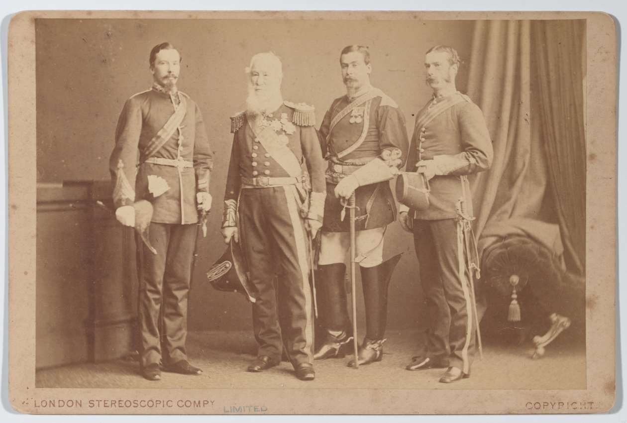 Medlemmer av Sartorius-familien, 1870 ca av London Stereoscopic Company
