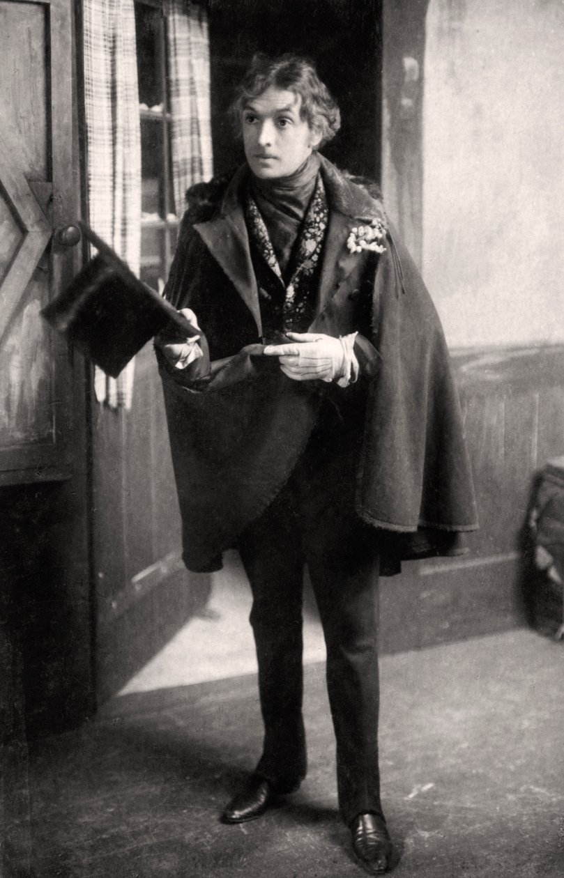 John Martin-Harvey 1863-1944, engelsk skuespiller, tidlig på 1900-tallet. av London Stereoscopic and Photographic Co