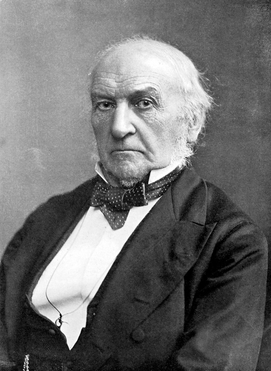 William Ewart Gladstone , britisk liberal statsmann og statsminister fra 1800-tallet, c1905. av London Stereoscopic and Photographic Co