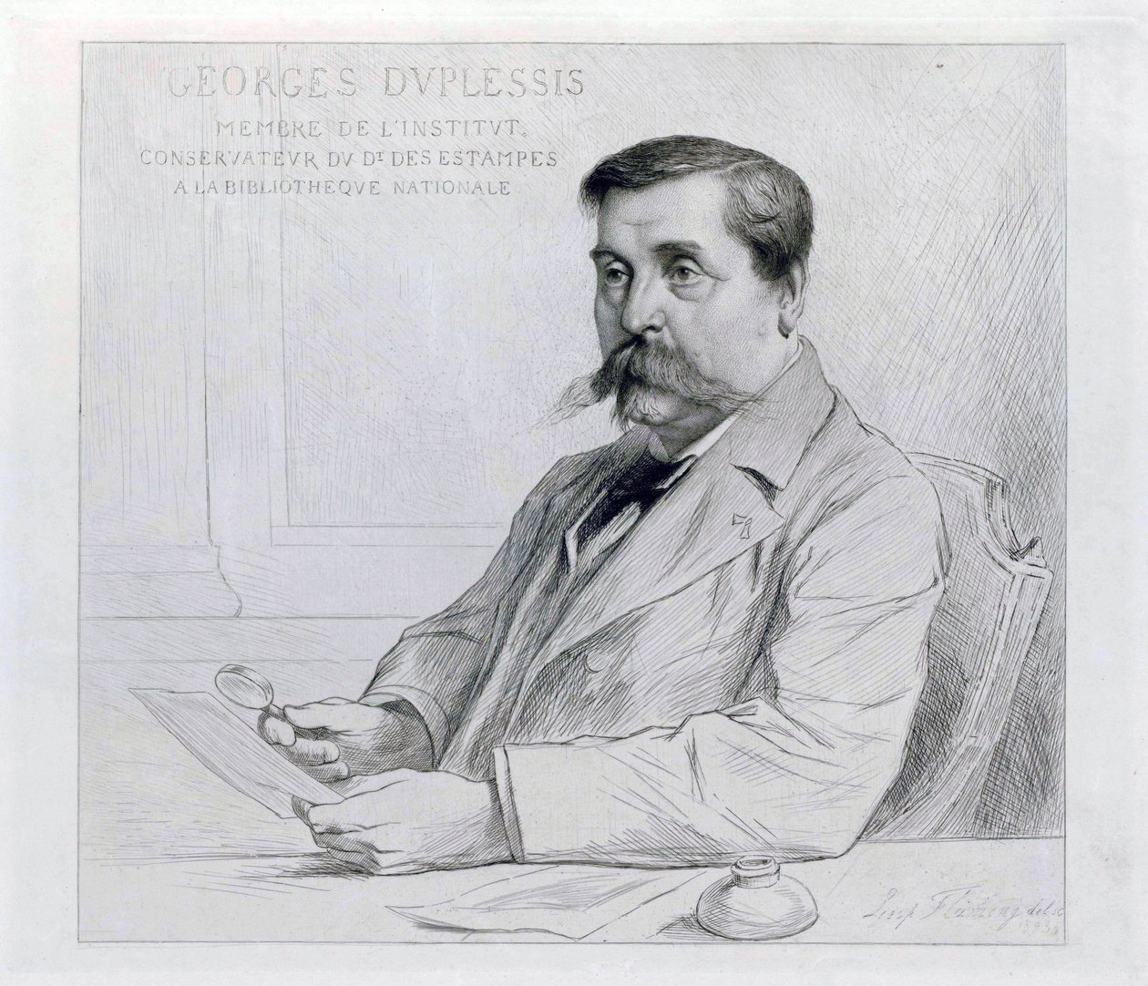 Georges duplessis av Leopold Flameng