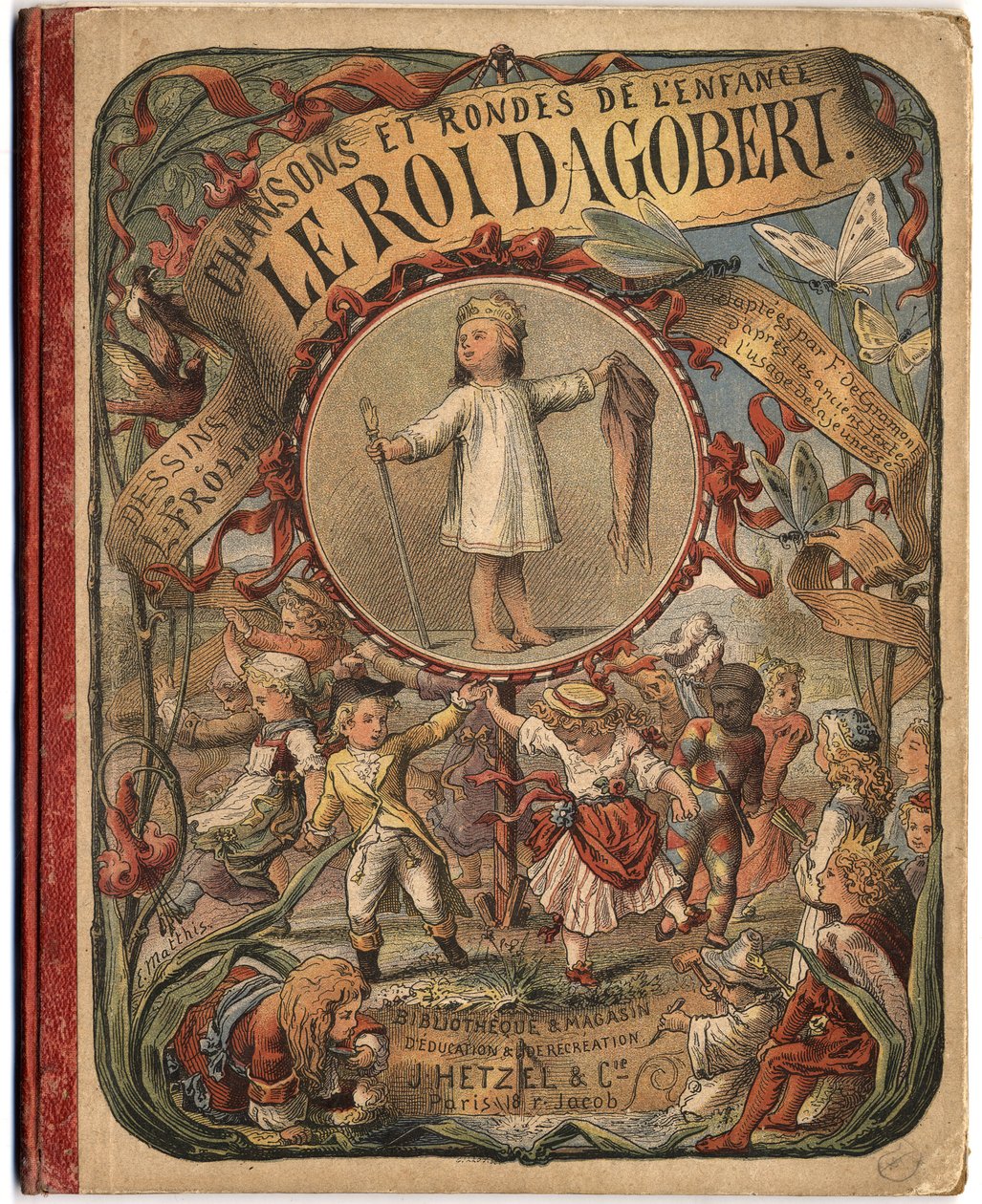 Cover of the Book “The King Dagobert””. av Lorens Frolich