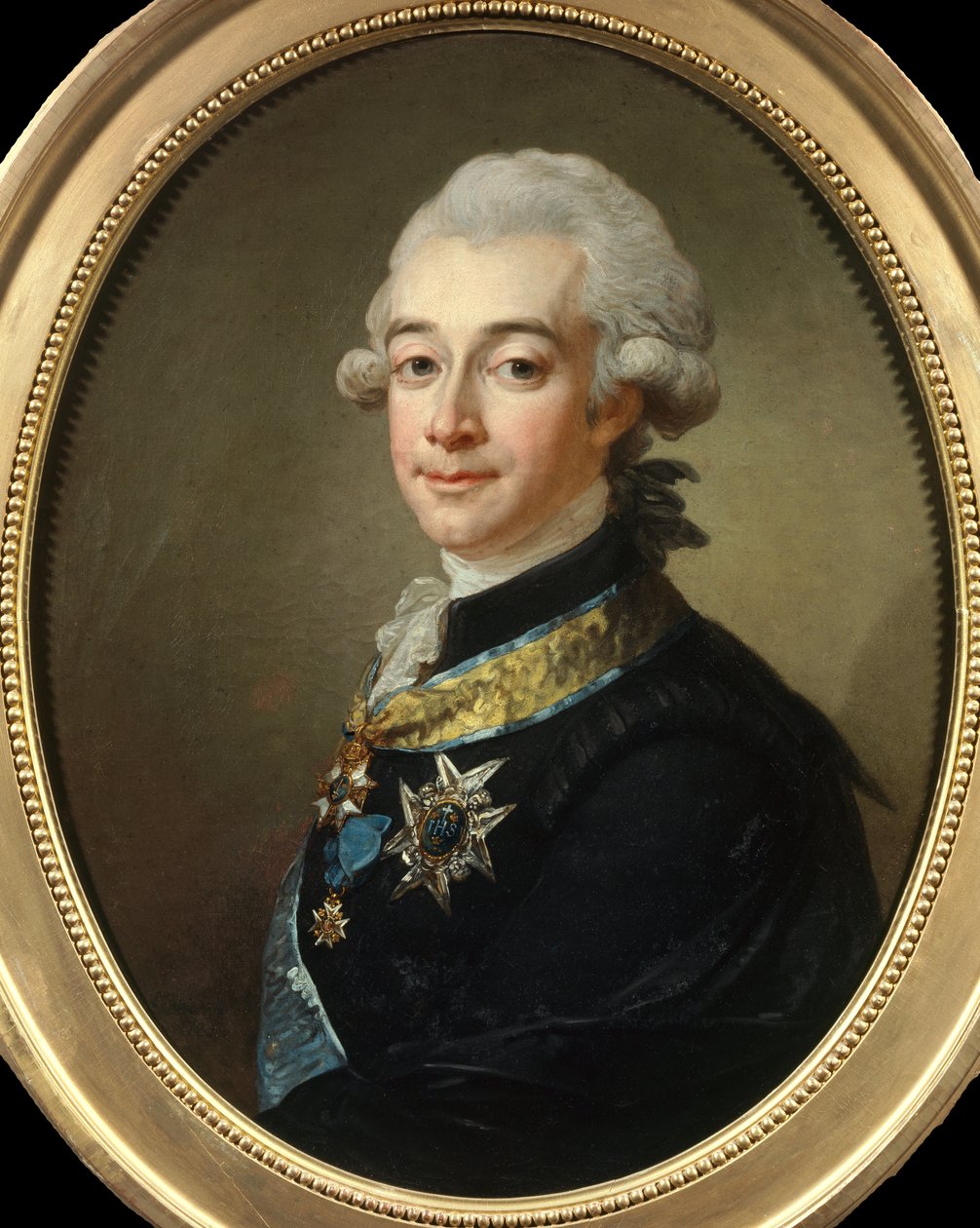 Portrett av Hans Axel, greve av Fersen (1755 - 1810) Marechal of Suede. Maleri av Pasch Lorenz (1733 - 1805). Privat samling. av Lorens the Younger Pasch