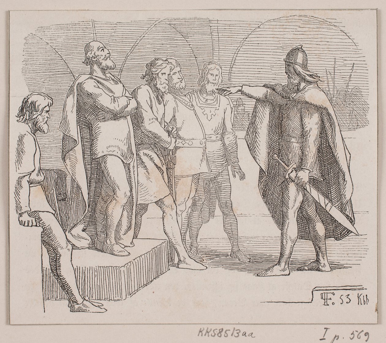 Illustrasjon for "The Middle Kingdom and the State of Dissolution" av Lorenz Frølich