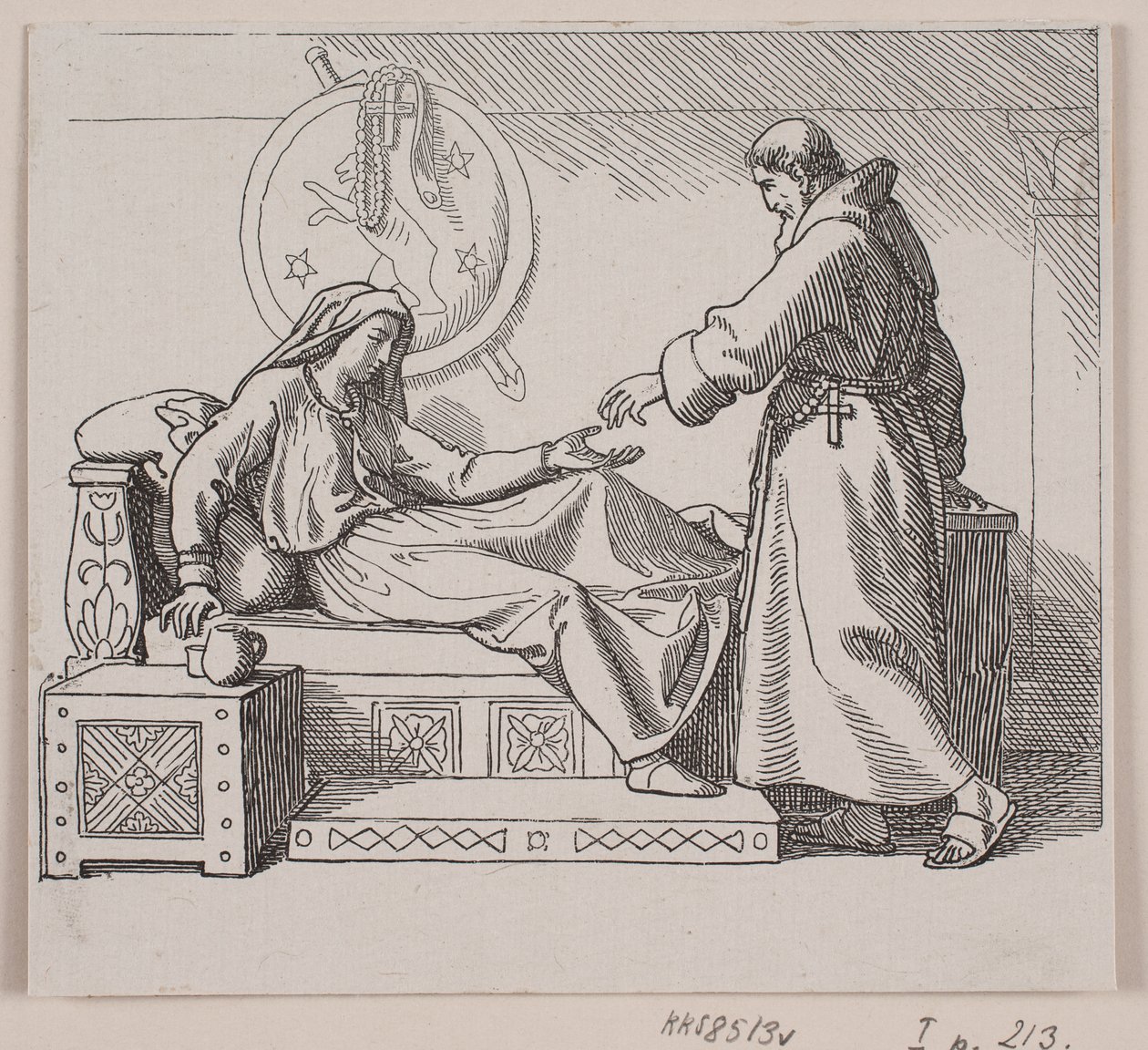 Illustrasjon til "Svend Tveskægs tog til England og slaget ved Svold" av Lorenz Frølich