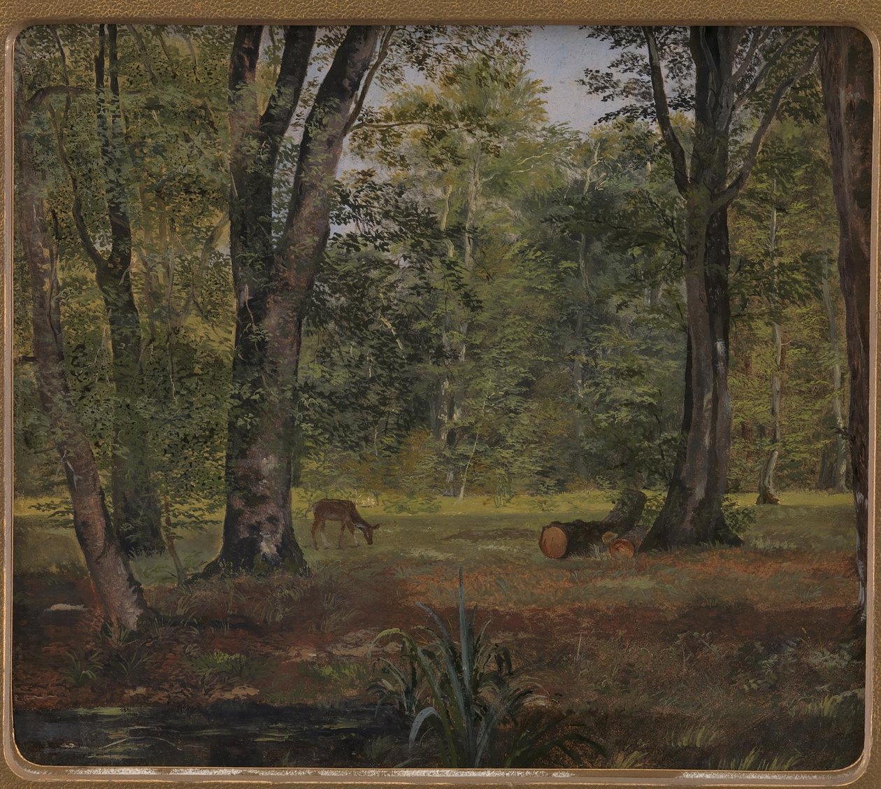 Charlottenlund Wood, nord for København av Lorenz Frølich