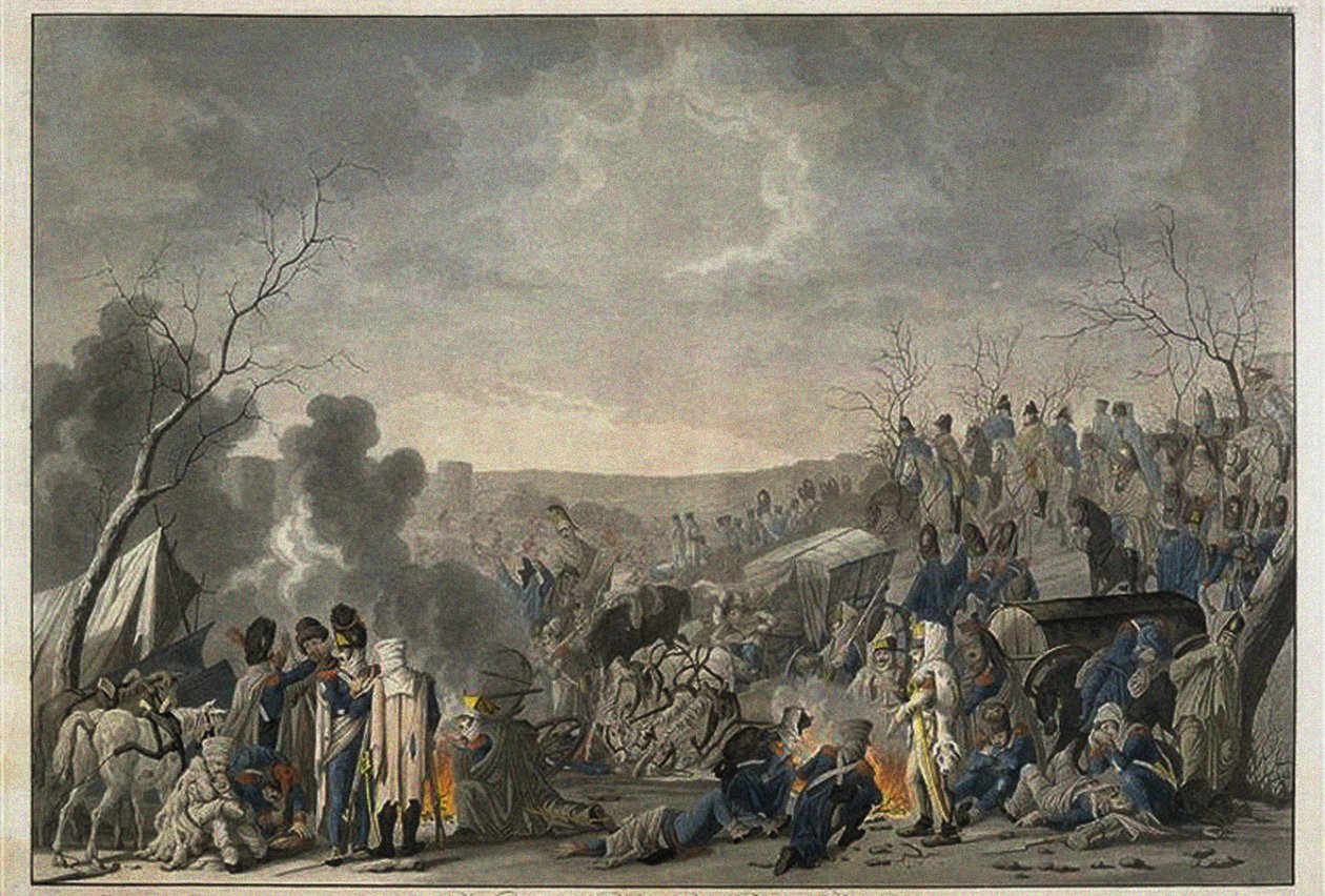 Retreat av Grande Armée fra Moskva i 1812, 1813 av Lorenz Rugendas