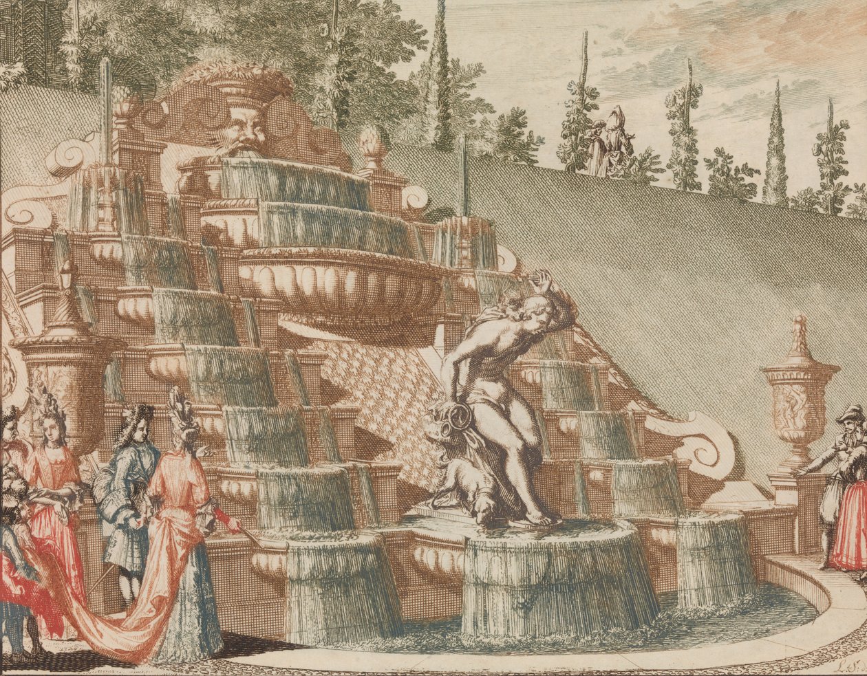 The Cascade of Narcissus, på østsiden av Groote Tuin