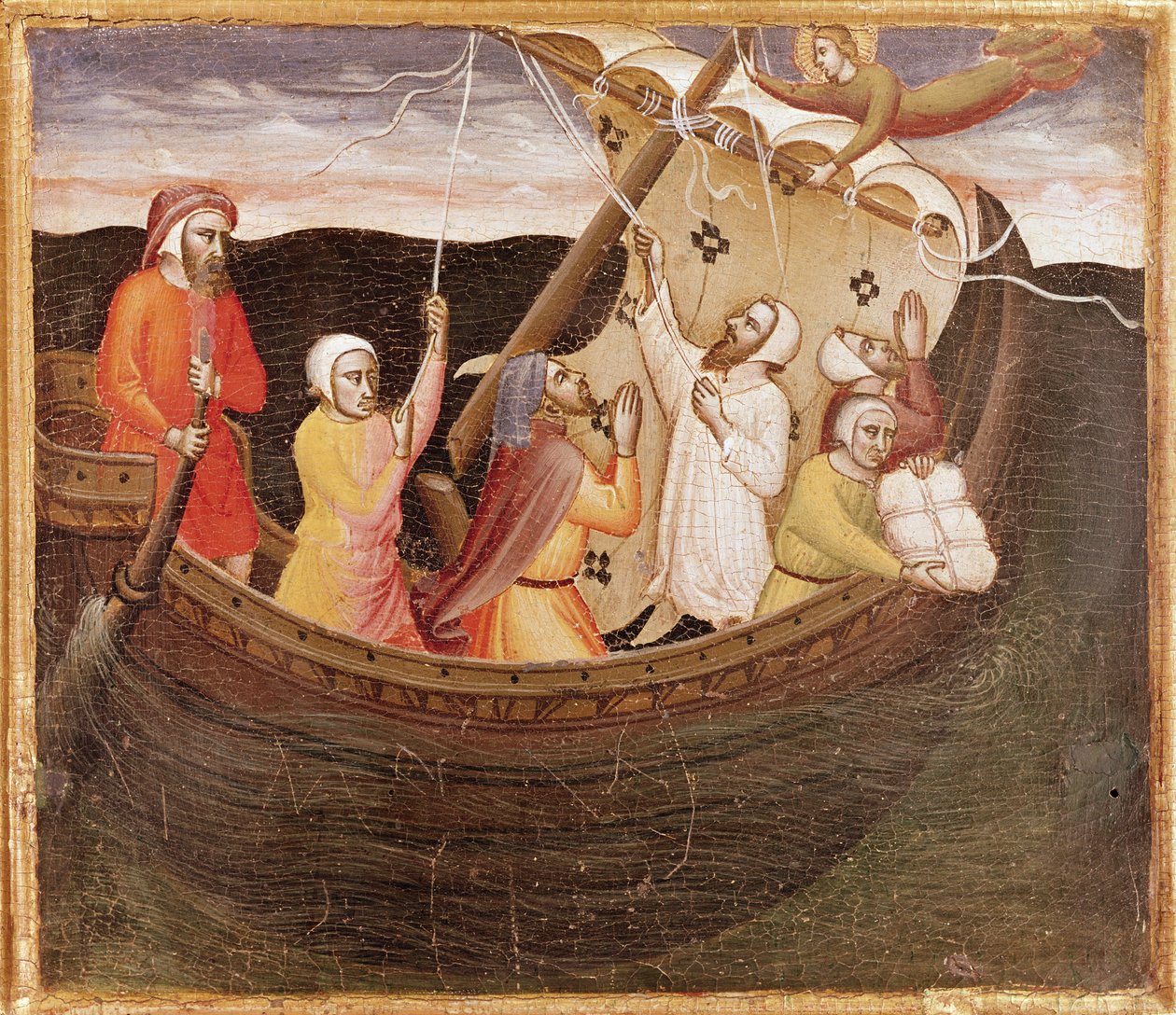 St. Fina redder fiskerne av Lorenzo di Niccolò