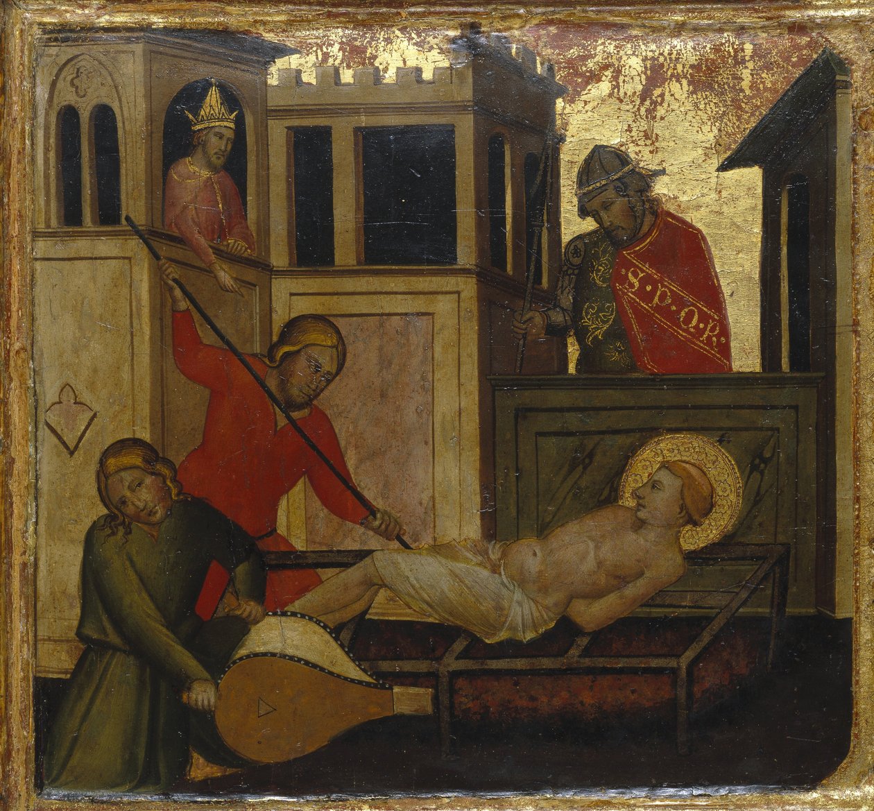 Martyrdømet til Saint Lawrence av Lorenzo di Niccolò