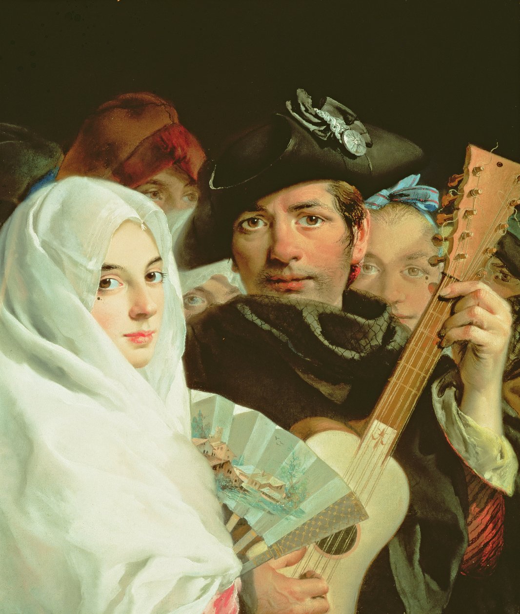 Et elegant par fra Madrid, ca. 1770 av Lorenzo Baldissera Tiepolo