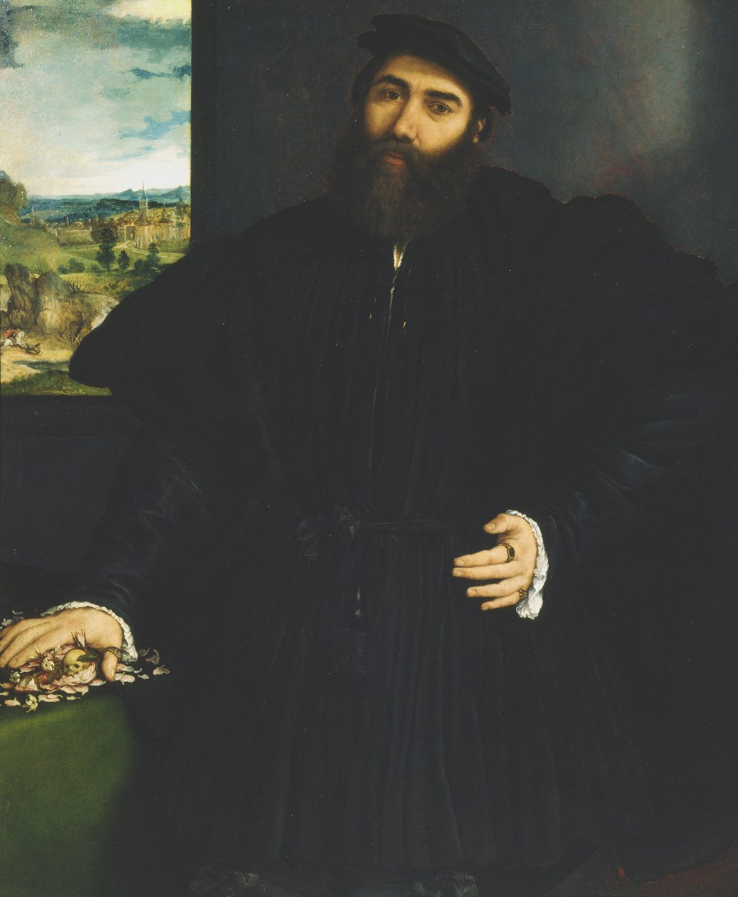 Portrett av en gentleman, ca. 1530 av Lorenzo Lotto