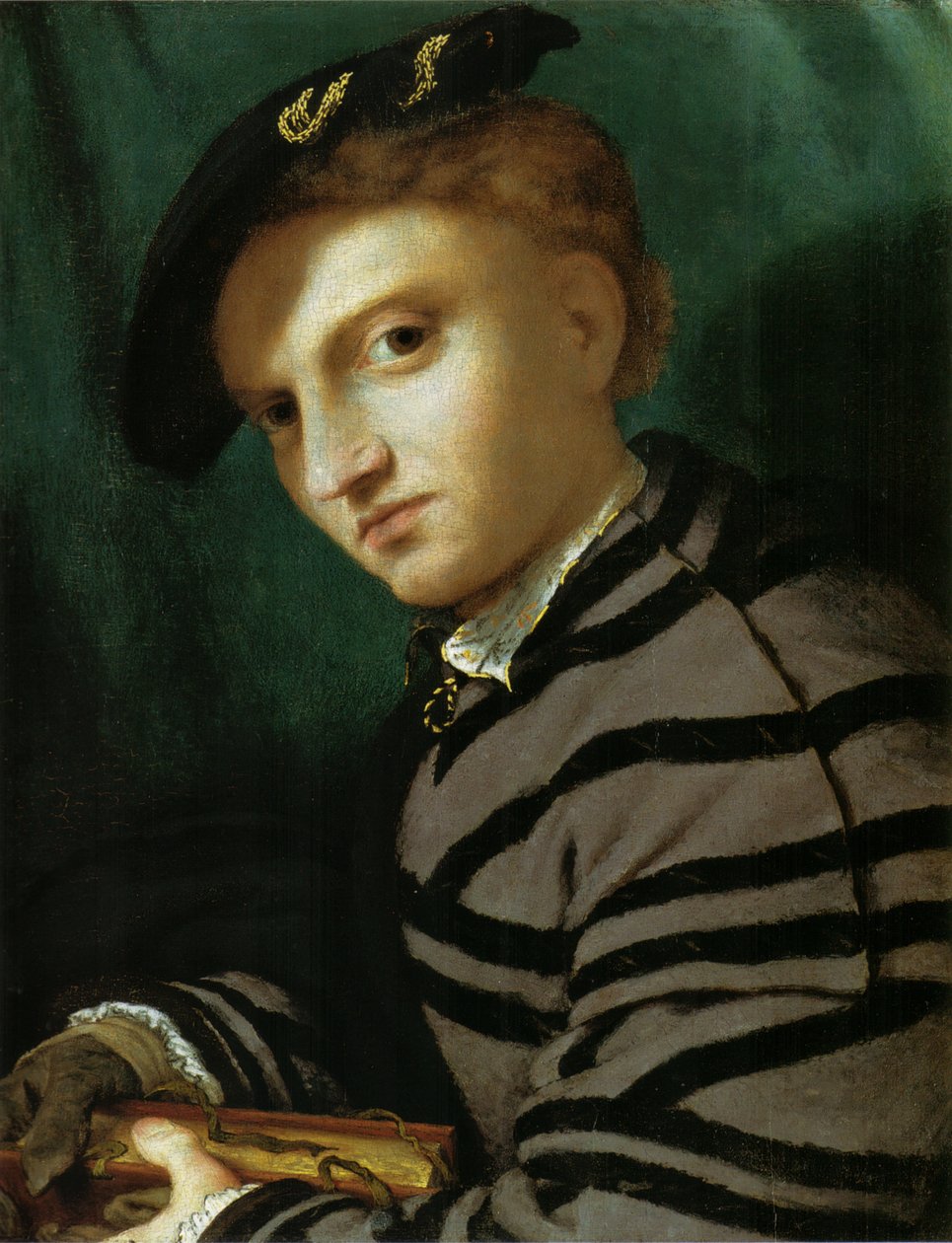 Portrett av en ung mann med en bok av Lorenzo Lotto