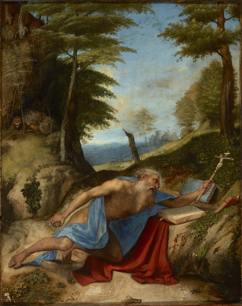 Saint Jerome Penitent av Lorenzo Lotto