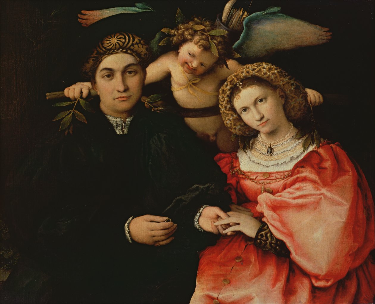 Signor Marsilio Cassotti og hans kone, Faustina, 1523 av Lorenzo Lotto