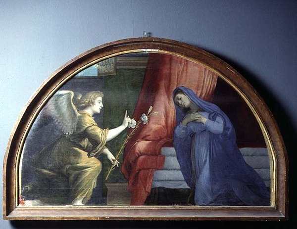 Bebudelsen, ca. 1530-35 av Lorenzo Lotto