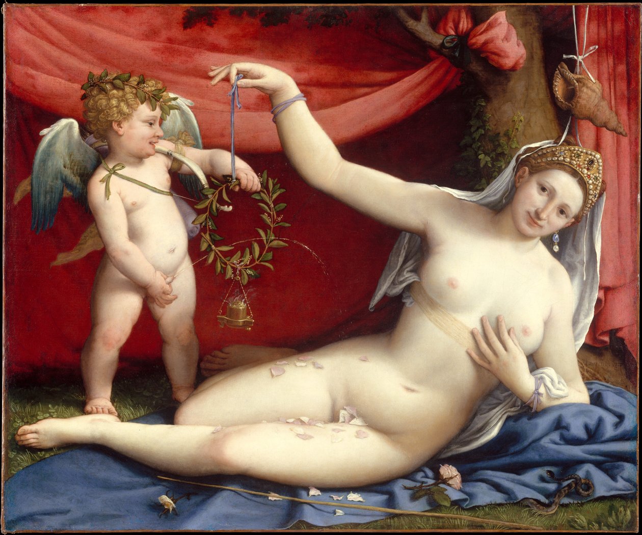 Venus og Amor Venus og Amor av Lorenzo Lotto
