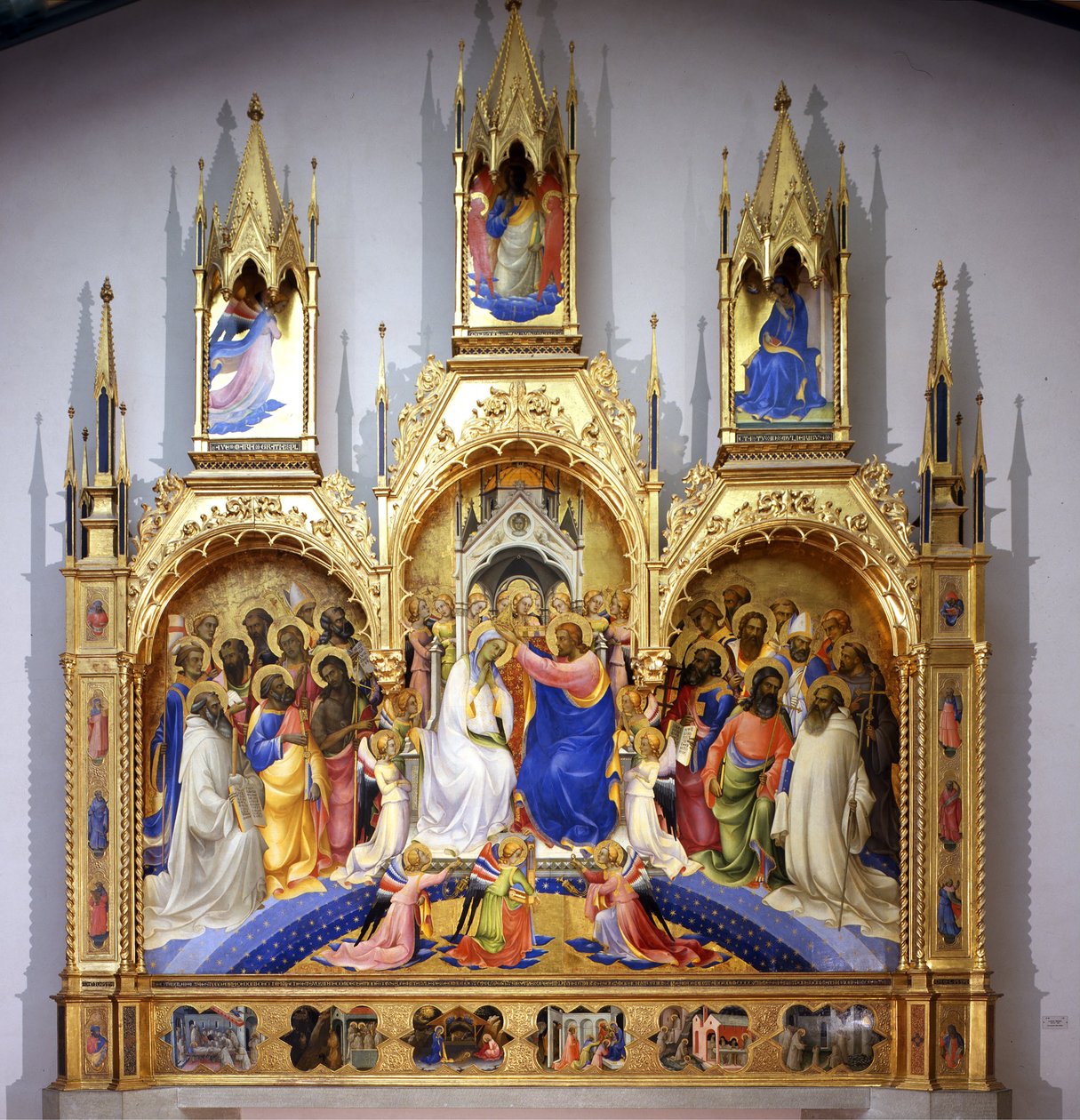 Kroningen av jomfruen av Lorenzo Monaco
