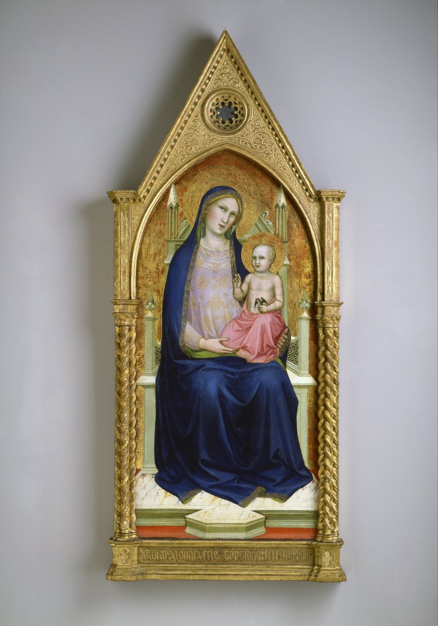 Madonna Enthroned av Lorenzo Monaco