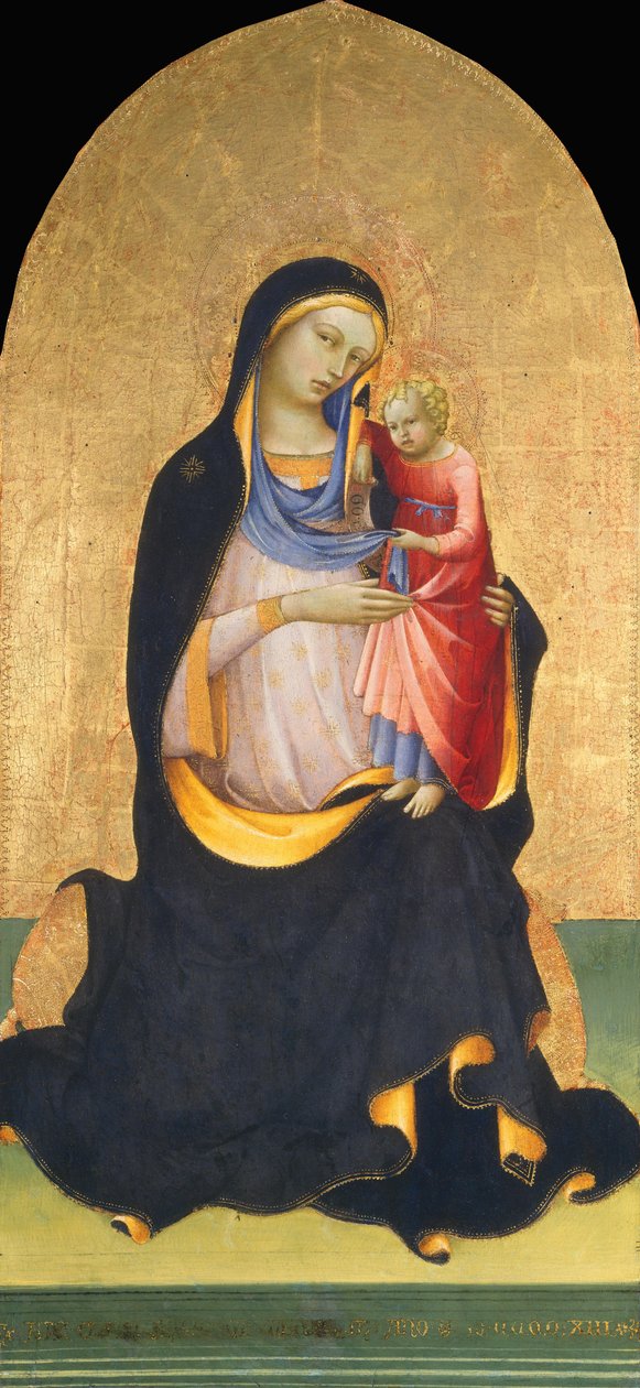 Ydmykhetens Madonna av Lorenzo Monaco