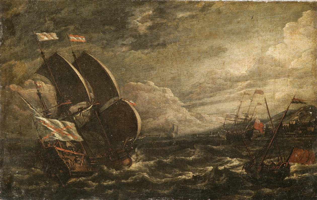 En storm på sjøen av Lorenzo a Castro