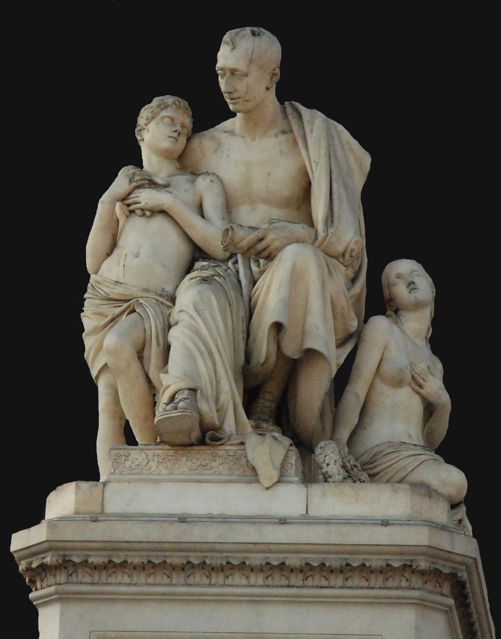 Monument til grev Nikolai Nikitich Demidov ved Piazza Demidoff i Firenze, 1830-1850 av Lorenzo Bartolini