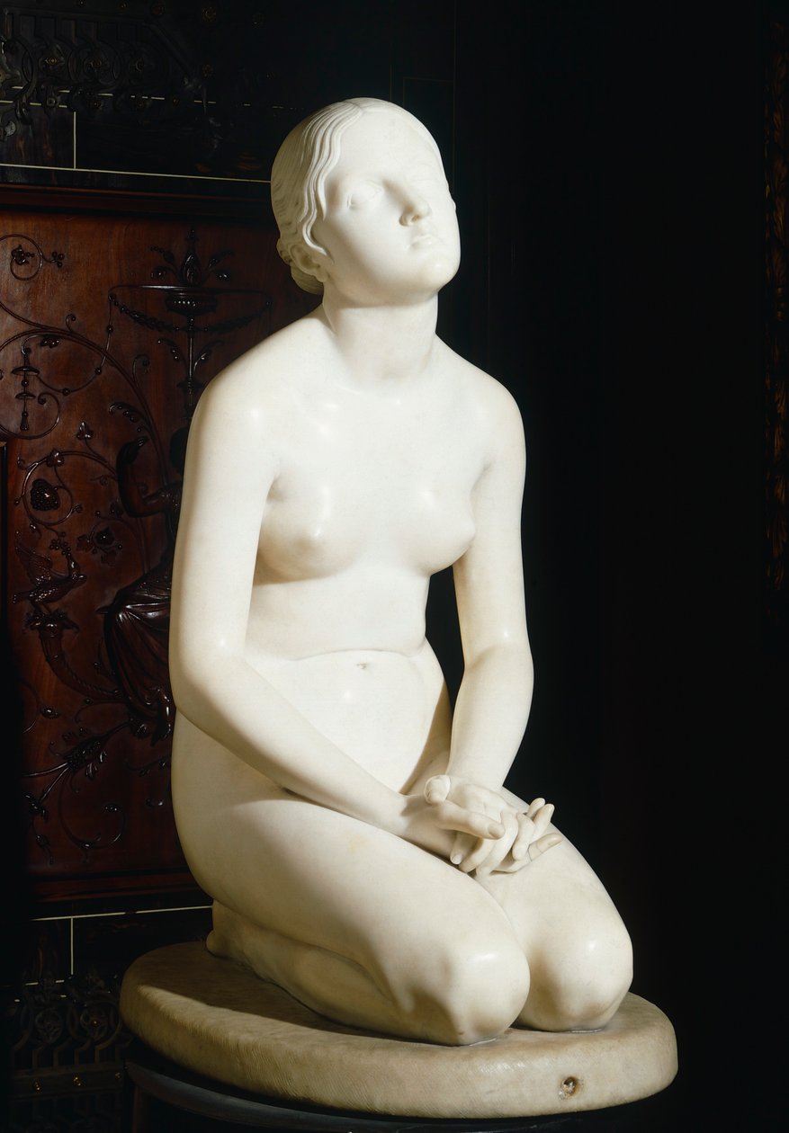Stol på Gud, av Lorenzo Bartolini (1772-1850) av Lorenzo Bartolini