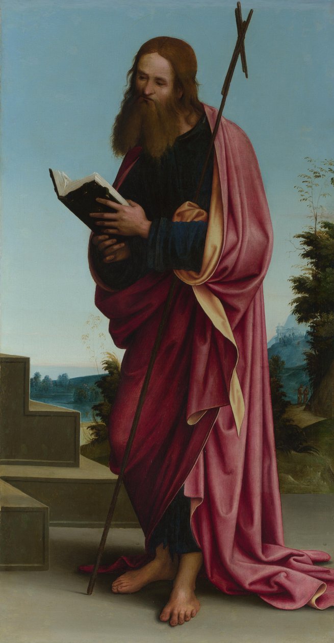 Apostelen Sankt Filips høyaltertavle, Oratorium av S. Pietro i Vincoli, 1505 av Lorenzo Costa