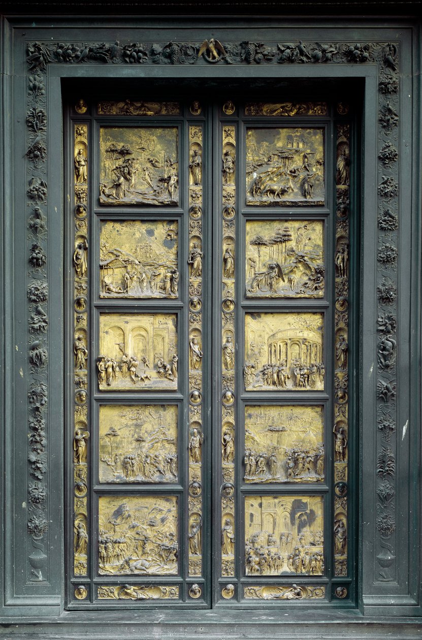 Gate of Paradise, realisert av Ghiberti Lorenzo (1378-1443) av Lorenzo Ghiberti