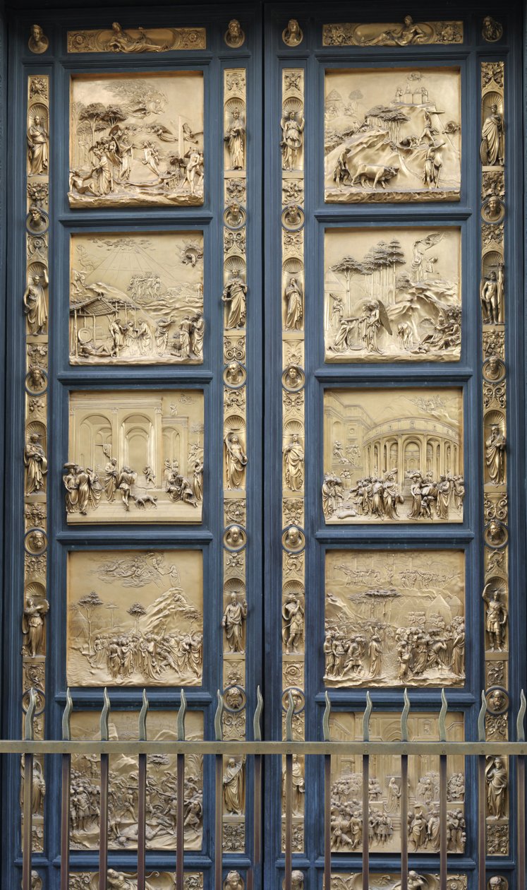 Paradisets porter i dåpsskriftet i Firenze, 1425-1452 av Lorenzo Ghiberti