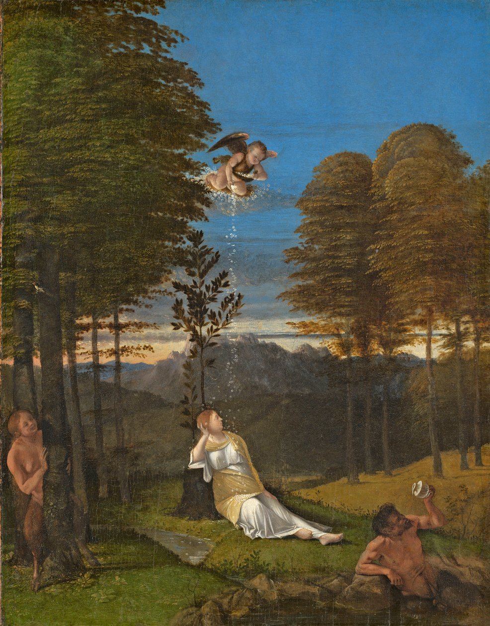 Allegory of Chastity, ca. 1505 (olje på panel) av Lorenzo Lotto